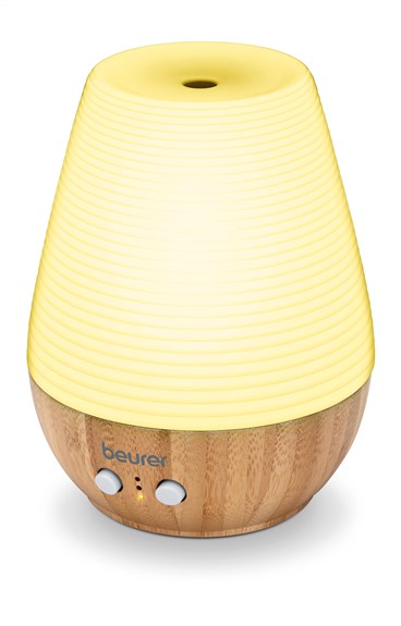 Beurer LA-40 Diffuseur d'arômes avec ultrason et chromothérapie, lumière LED 6 couleurs, pour pièces jusqu'à 20 m²