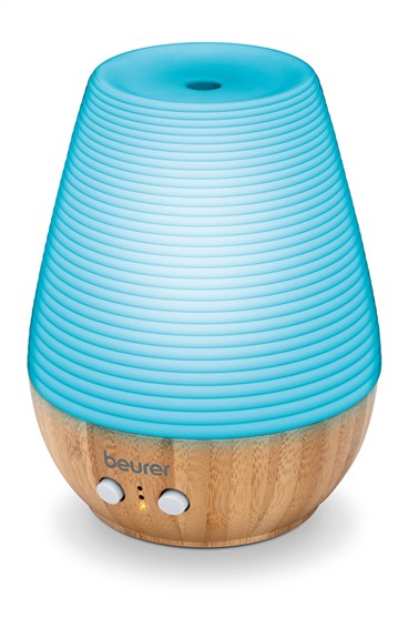 Beurer LA-40 Diffuseur d'arômes avec ultrason et chromothérapie, lumière LED 6 couleurs, pour pièces jusqu'à 20 m²