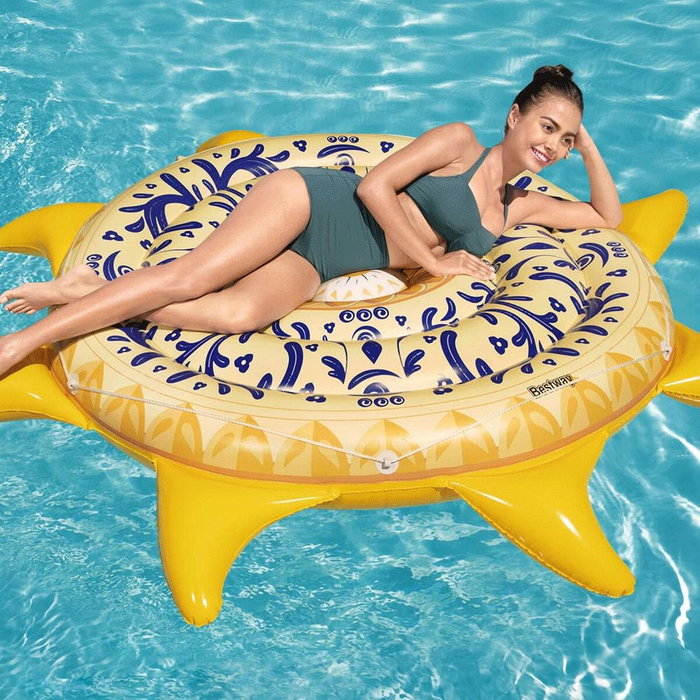 Bestway Île Flottante Gonflable Sicile 226x226 cm Plage et Piscine 43391