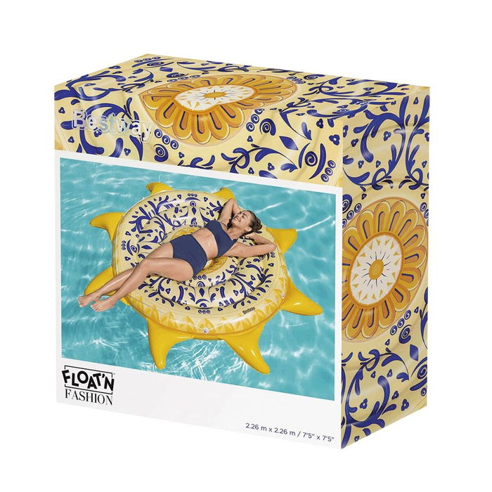 Bestway Île Flottante Gonflable Sicile 226x226 cm Plage et Piscine 43391