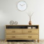 Home Deco Factory Horloge Murale Blanche 30,5 cm