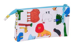 Safta Portatodo Triple - Coffret de rangement 22 x 12 x 3 cm pour enfant à partir de 3 ans