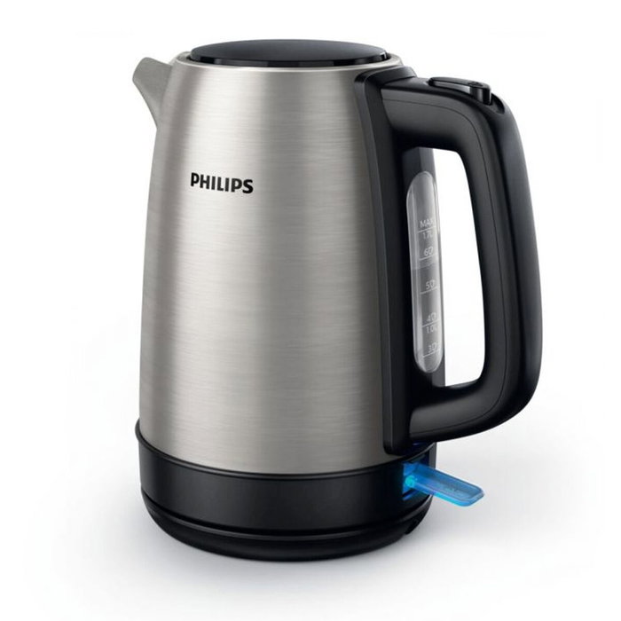 Philips HD9350/90 Bouilloire électrique Collection Métal 1,7L 2200W Inox Noir