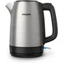 Philips HD9350/90 Bouilloire électrique 1.7L 2200W en inox - Collection Métal - Anti-calcaire, sécurité, ouverture large et indicateur 1 tasse