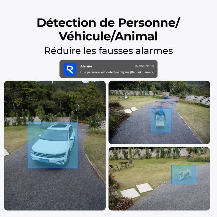 Reolink B330 Caméra de surveillance avec panneau solaire, Blanc Reolink B330 Caméra de surveillance avec panneau solaire, Blanc