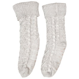 Sensly Chaussettes Sherpa Grises