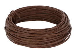 Innspiro Fil de fer rond recouvert de papier marron 3mm x 10m