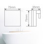 Basic_Line Aplique de salle de bain LED Tilani 4,5W 6500K IP44