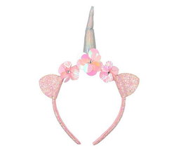 Inca - Diademe avec oreilles et corne de licorne pour enfant - Jouet créatif - Langues : anglais, espagnol