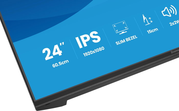 iiyama ProLite XB2491HS / XB2491HS-B1 Black 60,5 cm (23,8 pouces) Moniteur