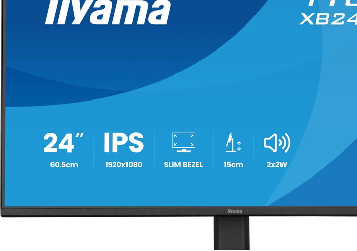 iiyama ProLite XB2491HS / XB2491HS-B1 Black 60,5 cm (23,8 pouces) Moniteur