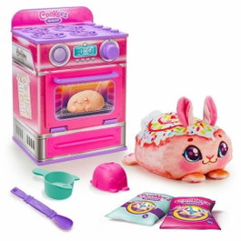 Cookeez Makery Fabrique à Pâtisserie Rose avec Four Interactif et Peluche Parfumée