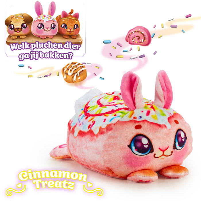 Cookeez Makery Fabrique à Pâtisserie Rose avec Four Interactif et Peluche Parfumée