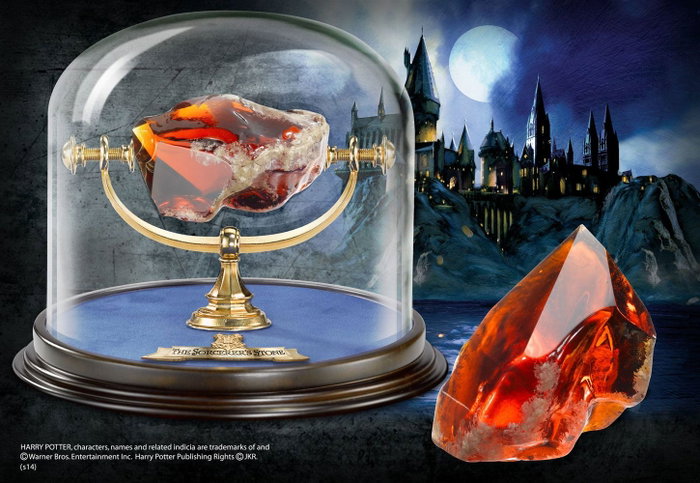The Noble Collection Réplique Harry Potter Pierre Philosophale avec présentoir