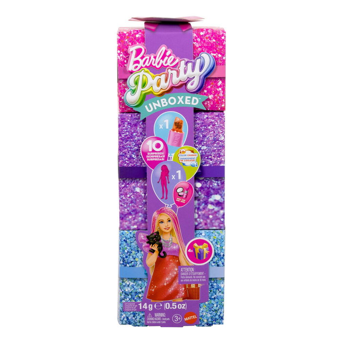 MATTEL Barbie Party Unboxed Red Sparkle MATTEL Barbie Party Unboxed Red Sparkle