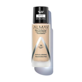 Almay Fond de Teint Liquide Mat Skin Perfecting Comfort Teinte 110 Neutral Buff SPF 15 30 ml
