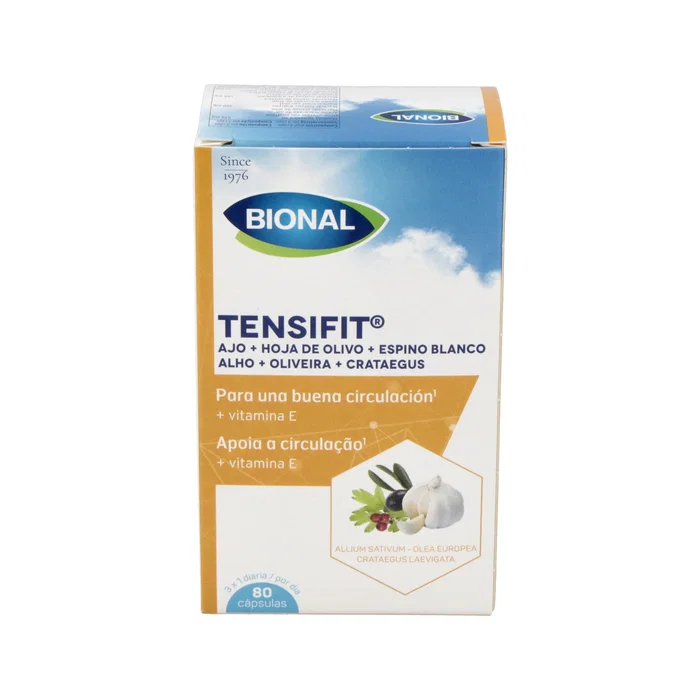 BIONAL TENSIFIT XTRA (Ajo+Olivo+Espino Blanco) 80 capsules BIONAL TENSIFIT XTRA (Ajo+Olivo+Espino Blanco) 80 capsules