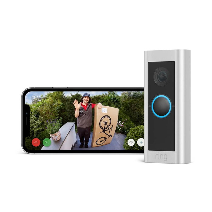 Ring Sonnette vidéo Pro filaire + Rail Din