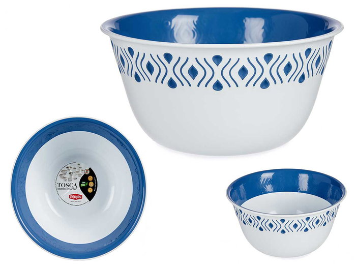 Stefanplast Bol Plastique Tosca Bleu 19 cm (Set de 12) Stefanplast Bol Plastique Tosca Bleu 19 cm (Set de 12)