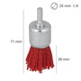 WOLFPACK LINEA PROFESIONAL Brosse en nylon Ø 25 mm avec tige 1/4''