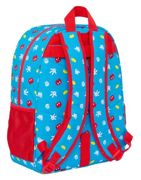 Safta Mochila Adaptable au chariot Mickey Mouse "Fantastic", sac à dos 33 cm, dimensions 33 x 42 x 14 cm, pour enfants de 3 à 99 ans