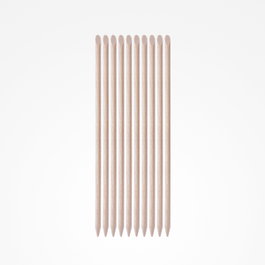 Bifull Orange Stick Bâtonnets en bois pour manucure 150 unités