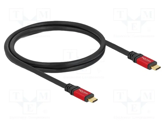 DELOCK Câble USB 2.0 USB-C vers USB-C, 1m, noir DELOCK Câble USB 2.0 USB-C vers USB-C, 1m, noir