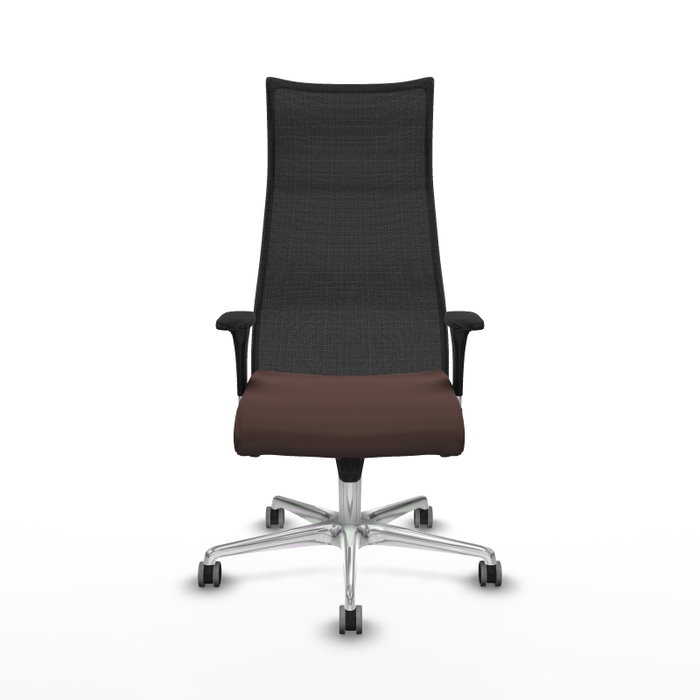 Piqueras y Crespo Chaise de Bureau Albacete XL Brun foncé et Noir