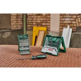 Bosch 2607017655 - Jeu de 41 embouts avec tournevis porte-embout Mini X-Lin, pour visseuse/dévisseuse