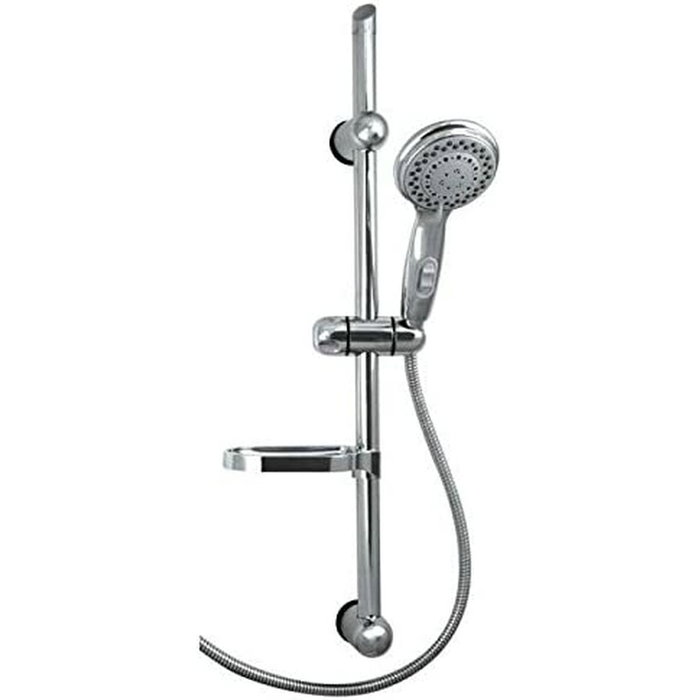 Edouard Rousseau Barre de douche avec douchette Stop'o 3 jets, Chrome