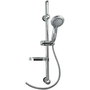 Edouard Rousseau Barre de douche avec douchette Stop'o 3 jets, Chrome