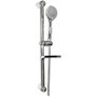 Edouard Rousseau Barre de douche avec douchette Stop'o 3 jets, Chrome