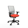 PIQUERAS Y CRESPO Chaise Haches Synchrone/Traslack Orange foncé et Blanc