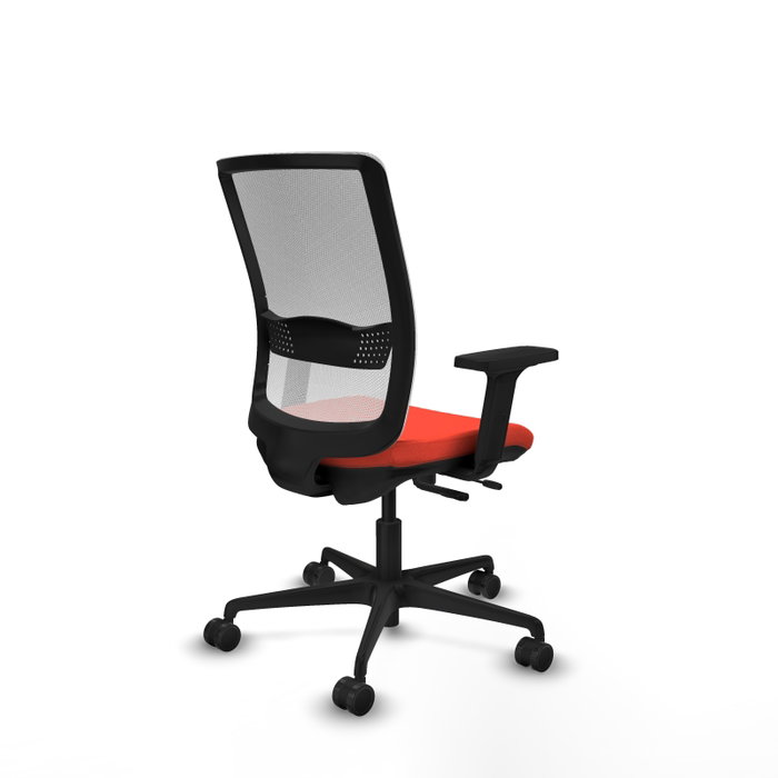 PIQUERAS Y CRESPO Chaise Haches Synchrone/Traslack Orange foncé et Blanc PIQUERAS Y CRESPO Chaise Haches Synchrone/Traslack Orange foncé et Blanc