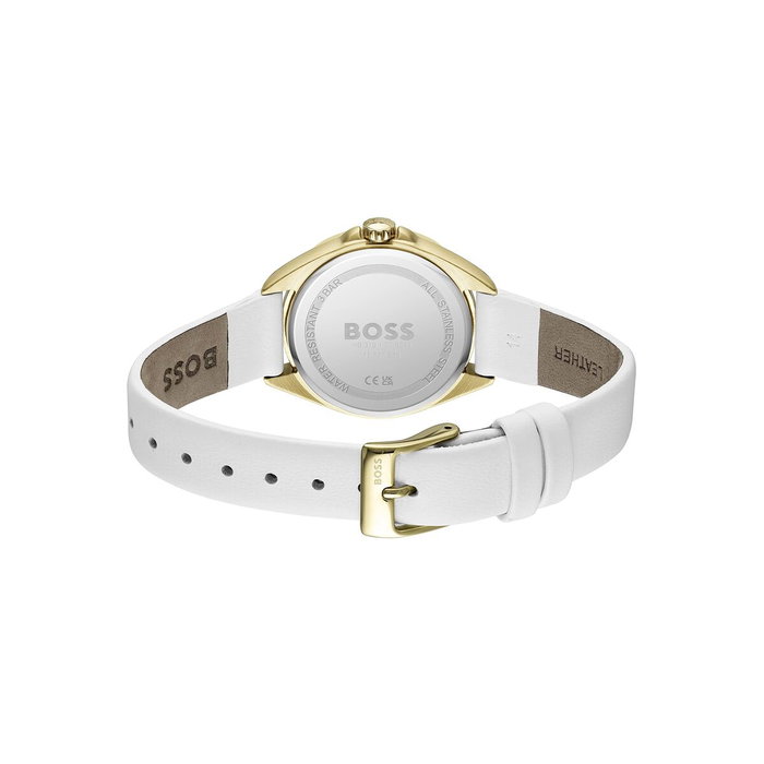 Boss 1502619 - Montre analogique dorée et blanche