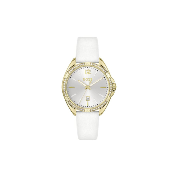 Boss 1502619 - Montre analogique dorée et blanche