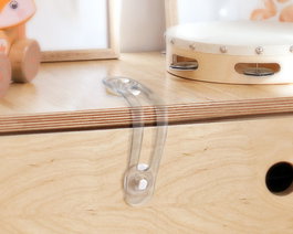 KioKids Bloqueurs de Sécurité Multiusos, Sécurité Enfant pour Tiroirs, Portes et Coins, Lot de Bloque-Portes et d'Arrêts de Tiroir, Blanc, Recommandé dès la Naissance