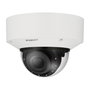 Hanwha Caméra de dôme antivandalisme intérieure Wisenet X AI 4MP 60 ips, objectif motorisé 2.8-10 mm, 120 dB WDR, IR 40 m, IP66, PoE