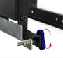 B-Tech BT8312 Support videowall modulaire profil mince avec micro-ajustement et ouverture soft (VESA 600x400)