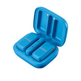 Rode Wireless Micro C - Microphone sans fil USB-C pour smartphone, bleu, avec étui de charge