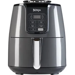 Ninja AF100EU Friteuse sans Huile 3.8L - 4 Programmes de Cuisson (Frire, Rôtir, Réchauffer, Déshydrater) - 1550W - Design Compact