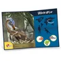 Lisciani Giochi Super Kit Velociraptor - Kit scientifique de fouille pour enfants 7-12 ans, squelette de dinosaure à creuser et assembler avec outils et fiches éducatives