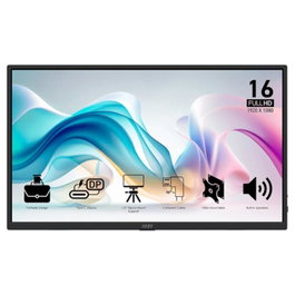 MSI 9S6-3PE50M-011 Moniteur Portable MP165 E6 15.6" IPS Full HD USB-C HDMI Antireflet