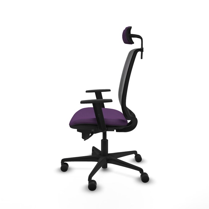 Piqueras Y Crespo Alares Chaise de Bureau Synchrone Violet et Noir Piqueras Y Crespo Alares Chaise de Bureau Synchrone Violet et Noir