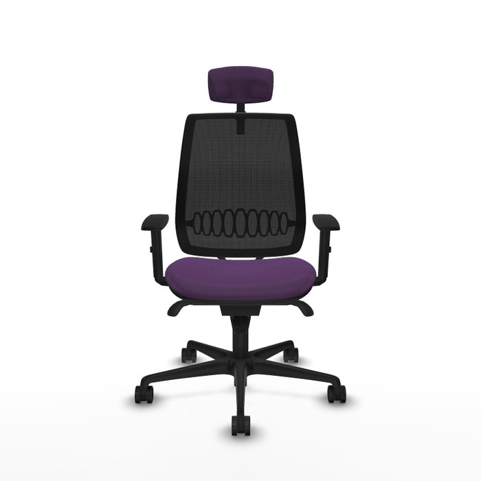 Piqueras Y Crespo Alares Chaise de Bureau Synchrone Violet et Noir Piqueras Y Crespo Alares Chaise de Bureau Synchrone Violet et Noir
