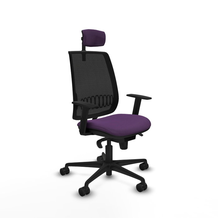 Piqueras Y Crespo Alares Chaise de Bureau Synchrone Violet et Noir Piqueras Y Crespo Alares Chaise de Bureau Synchrone Violet et Noir
