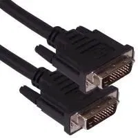 Lineaire Câble DVI-D Dual Link Mâle-Mâle 2 mètres pour Liaison Vidéo Numérique Écran PC et Ordinateur