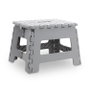 Marbueno Tabouret Pliable Plastique Couleur Assortie 31,5x25x22 cm pour Jardin et Intérieur 10533