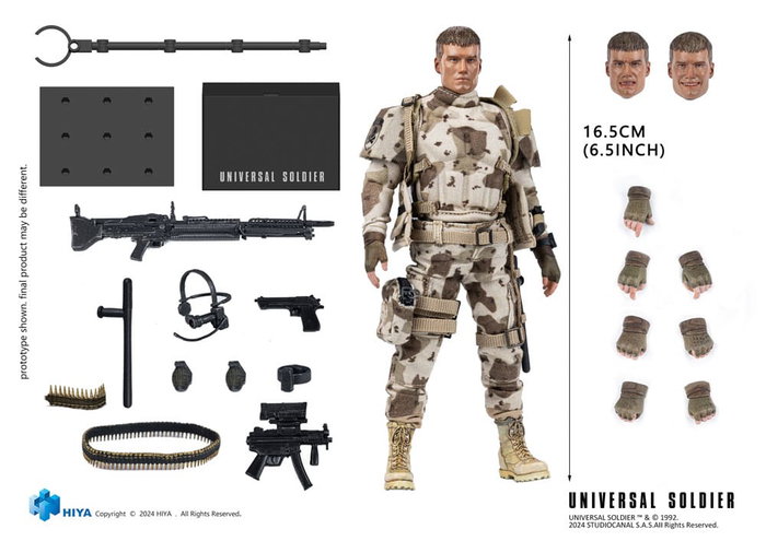 Hiya Toys Universal Soldier figurine 1/12 Exquisite Super Series Andrew Scott 16 cm