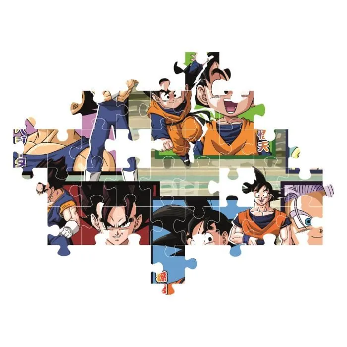 CLEMENTONI - Puzzle 104 pièces Dragon Ball Z, 38 x 27 cm, pour enfants dès 3 ans